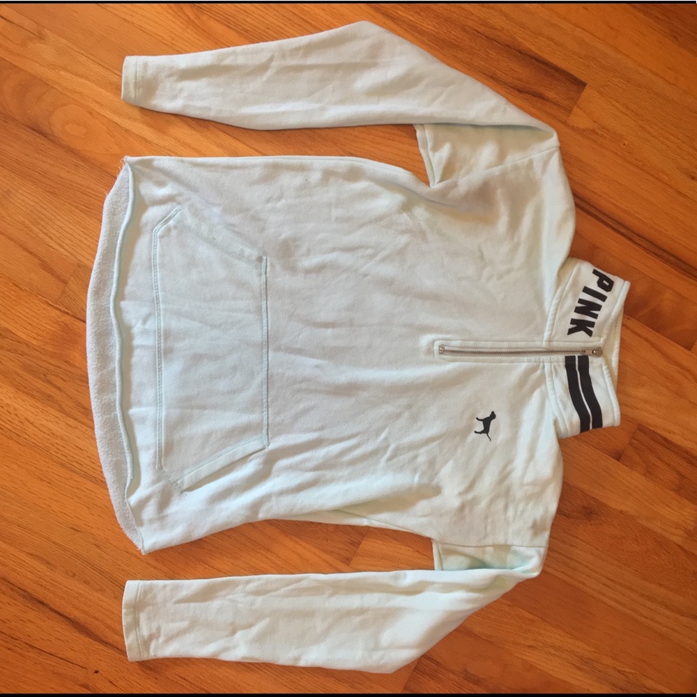 Mint Green pullover Pink sweatshirt